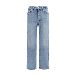 Represent Blaue Jeans aus Baumwolle im geraden Schnitt