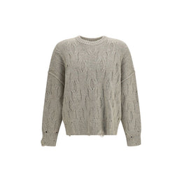 Represent Beige Wool Oves Aries Sweatshirt