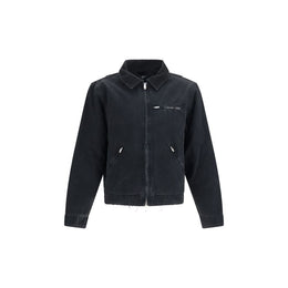 Represent Schwarze Baumwoll-Shell-Jacke