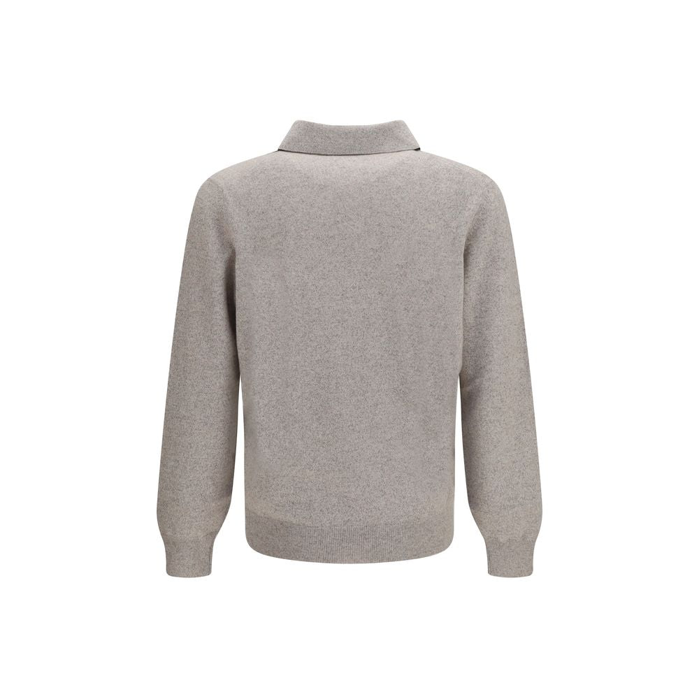 Brunello Cucinelli Grauer Kaschmir-Pullover