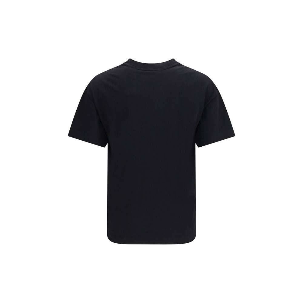 Palm Angels Schwarzes Baumwoll-T-Shirt
