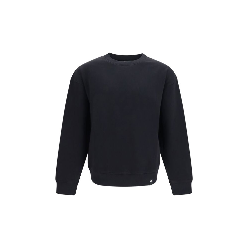 Palm Angels Schwarzer Baumwoll-Sweatshirt