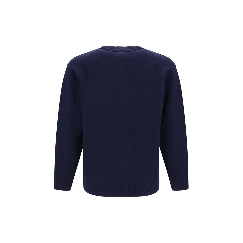 C.P. Company Blauer Wollpullover Oves Aries