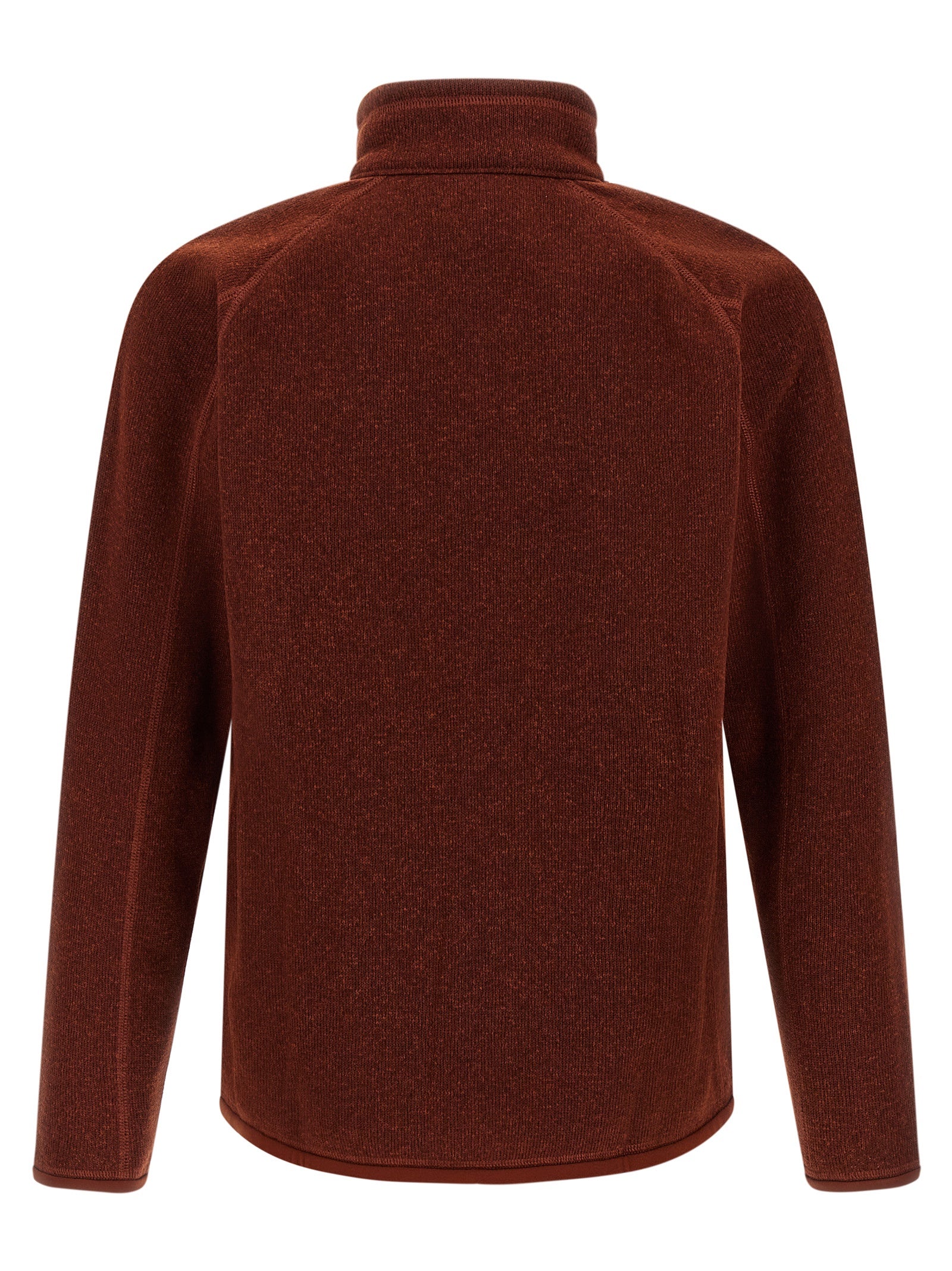 PATAGONIA Rote Polyester-Jacke in voller Länge