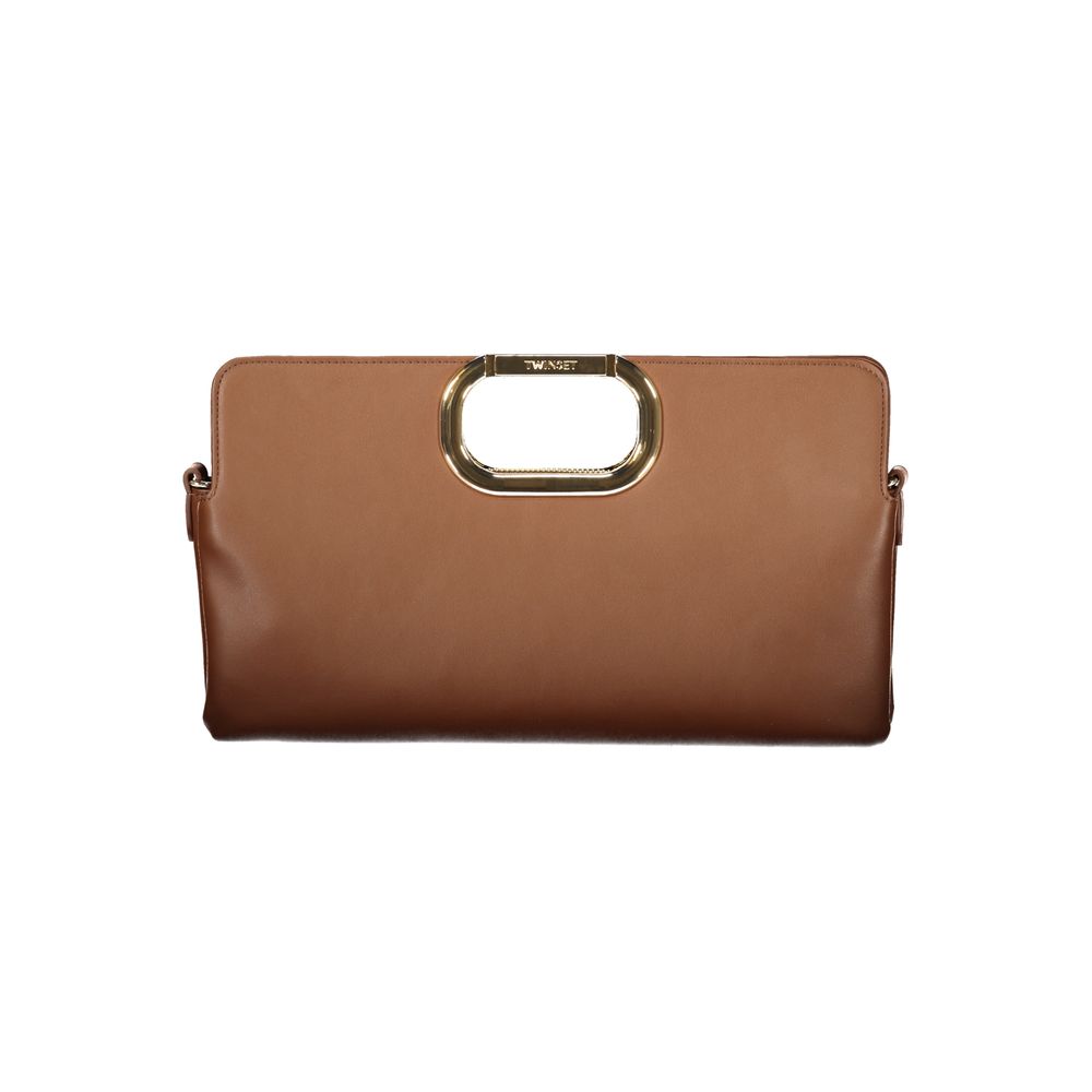 Twinset Braune Handtasche aus Polyethylen