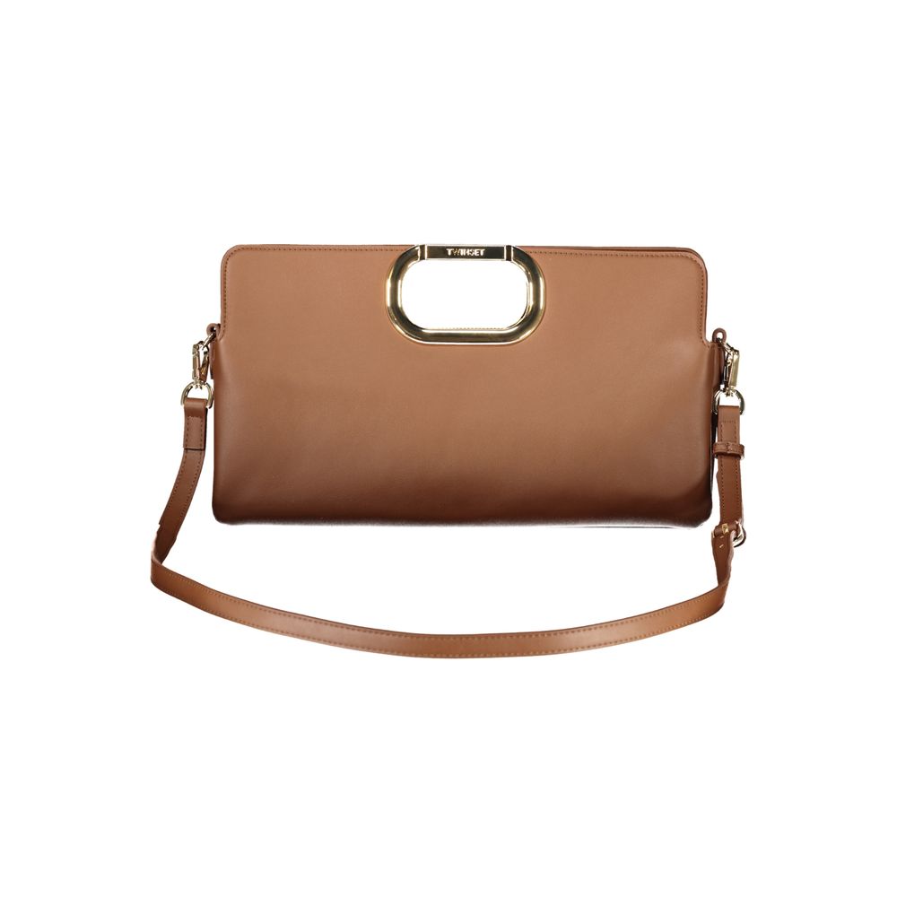 Twinset Braune Handtasche aus Polyethylen