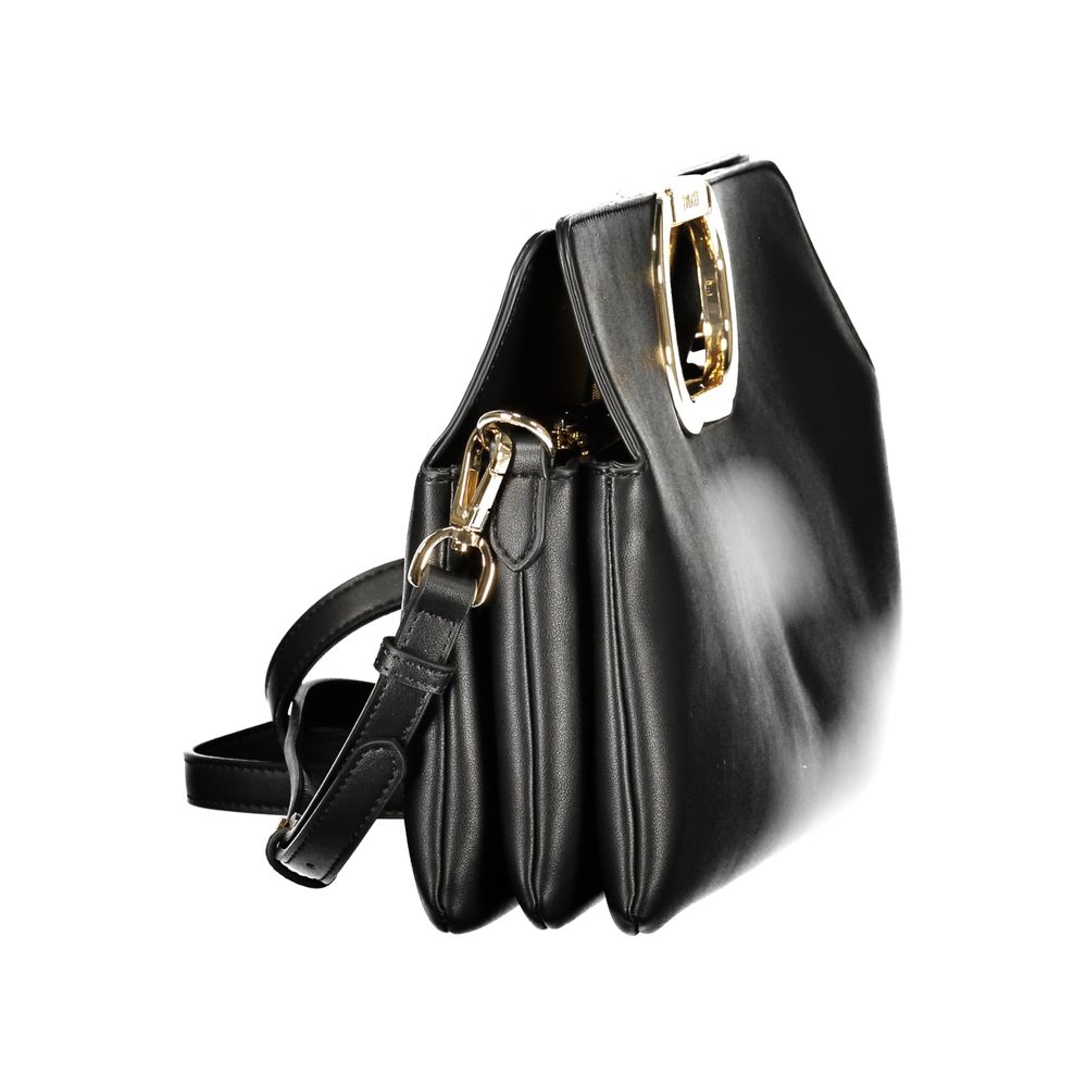 Twinset Schwarze Handtasche aus Polyethylen