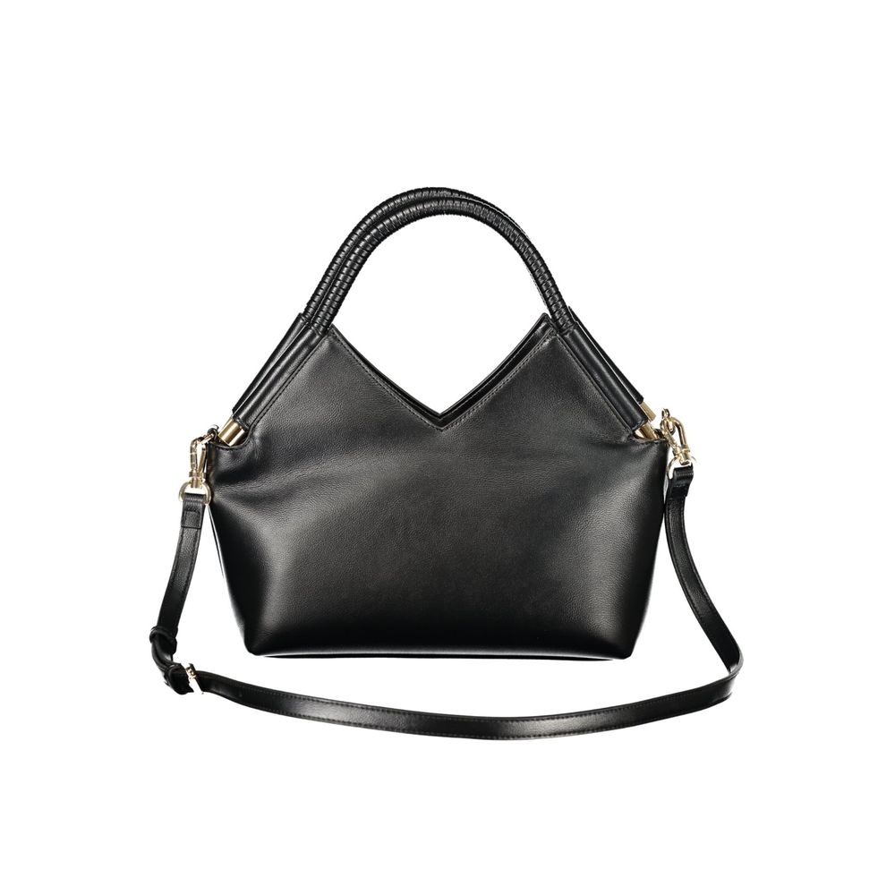Twinset Schwarze Handtasche aus Polyethylen