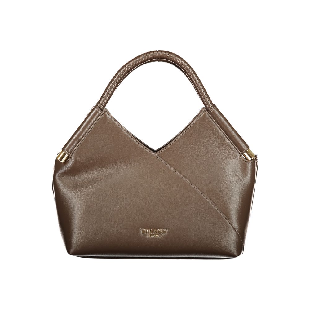 Twinset Braune Handtasche aus Polyethylen