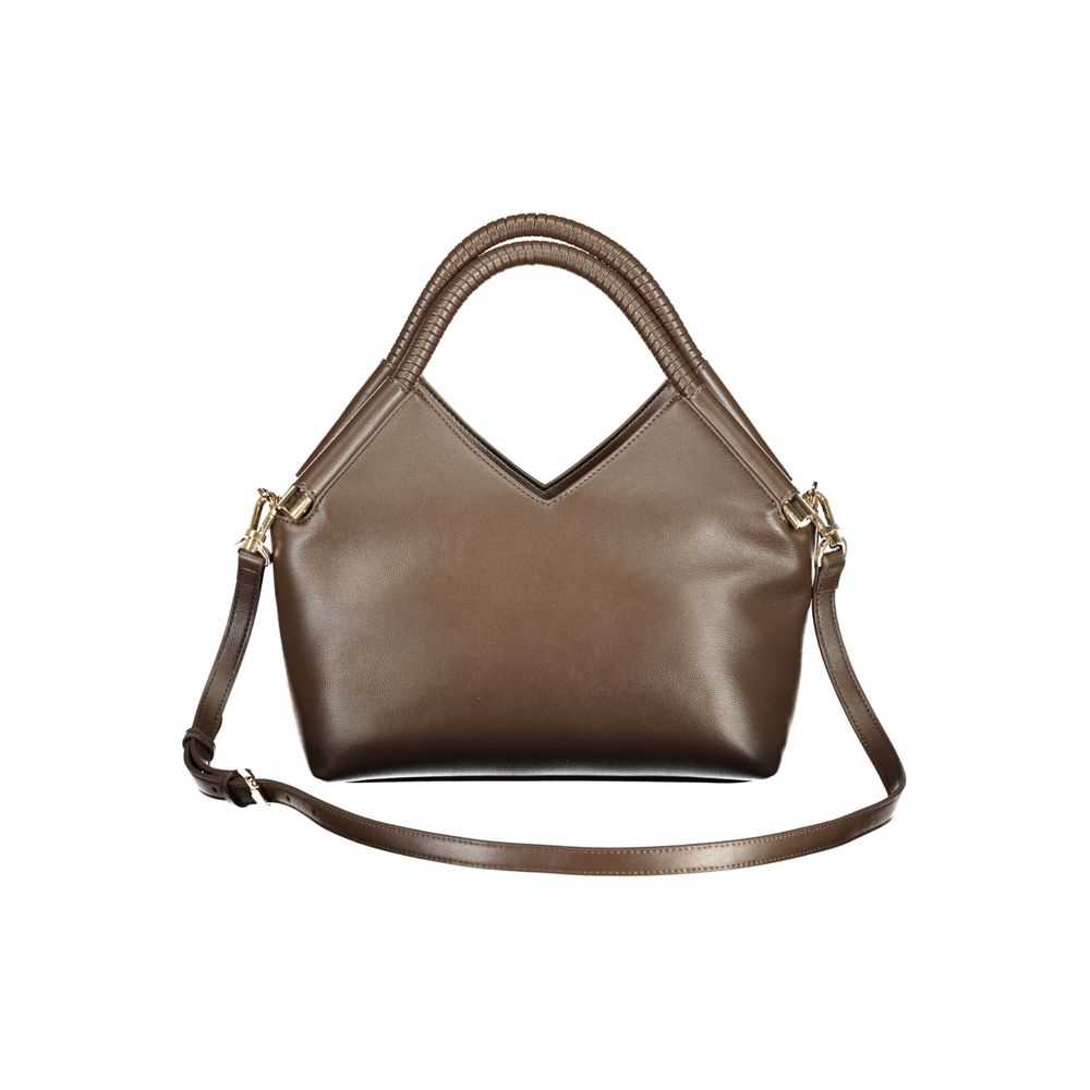 Twinset Braune Handtasche aus Polyethylen