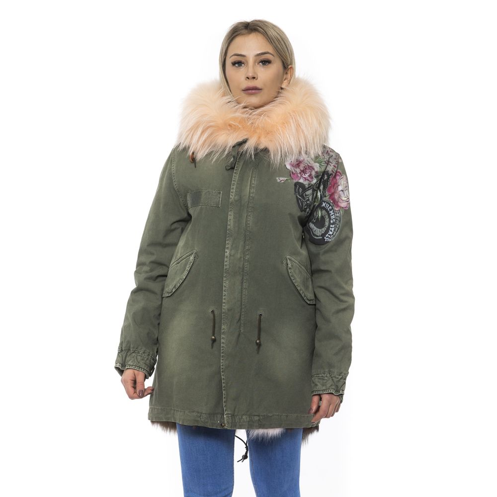 Mr&Mrs Italy Grüne Baumwolljacke für Damen