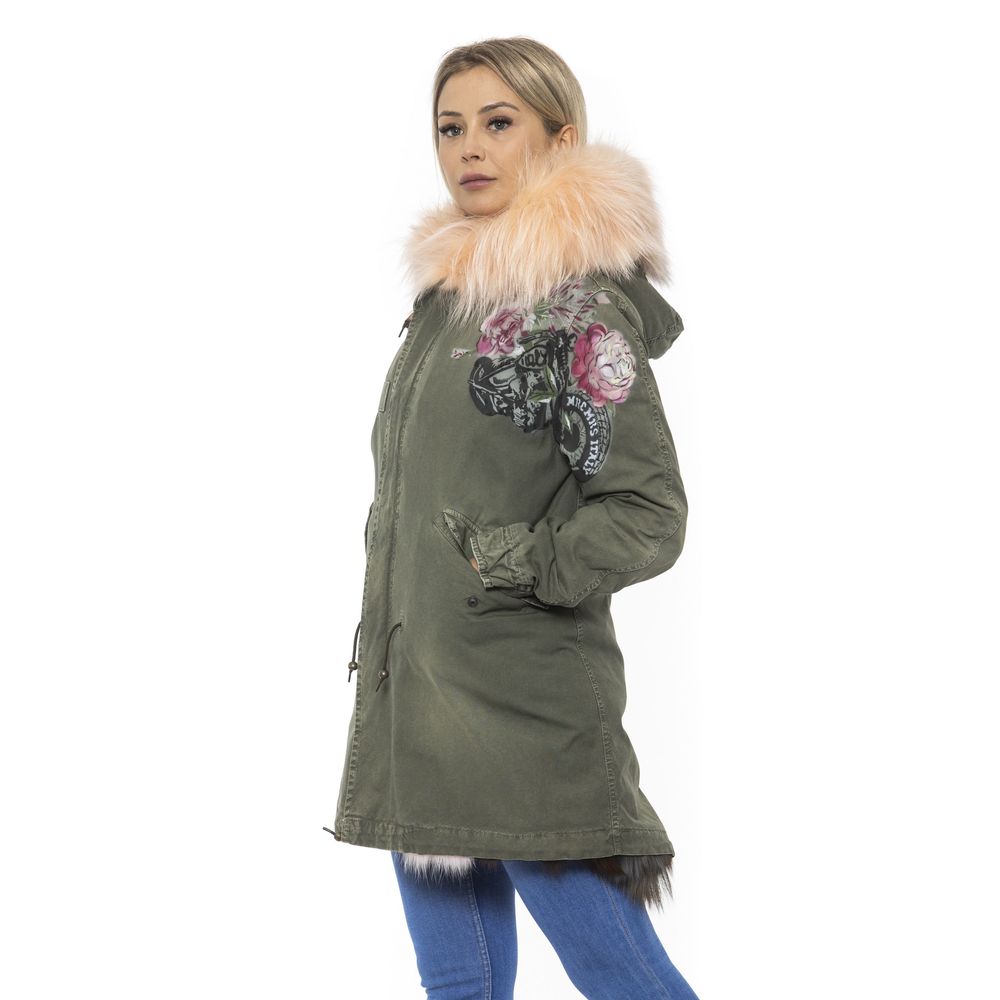 Mr&Mrs Italy Grüne Baumwolljacke für Damen