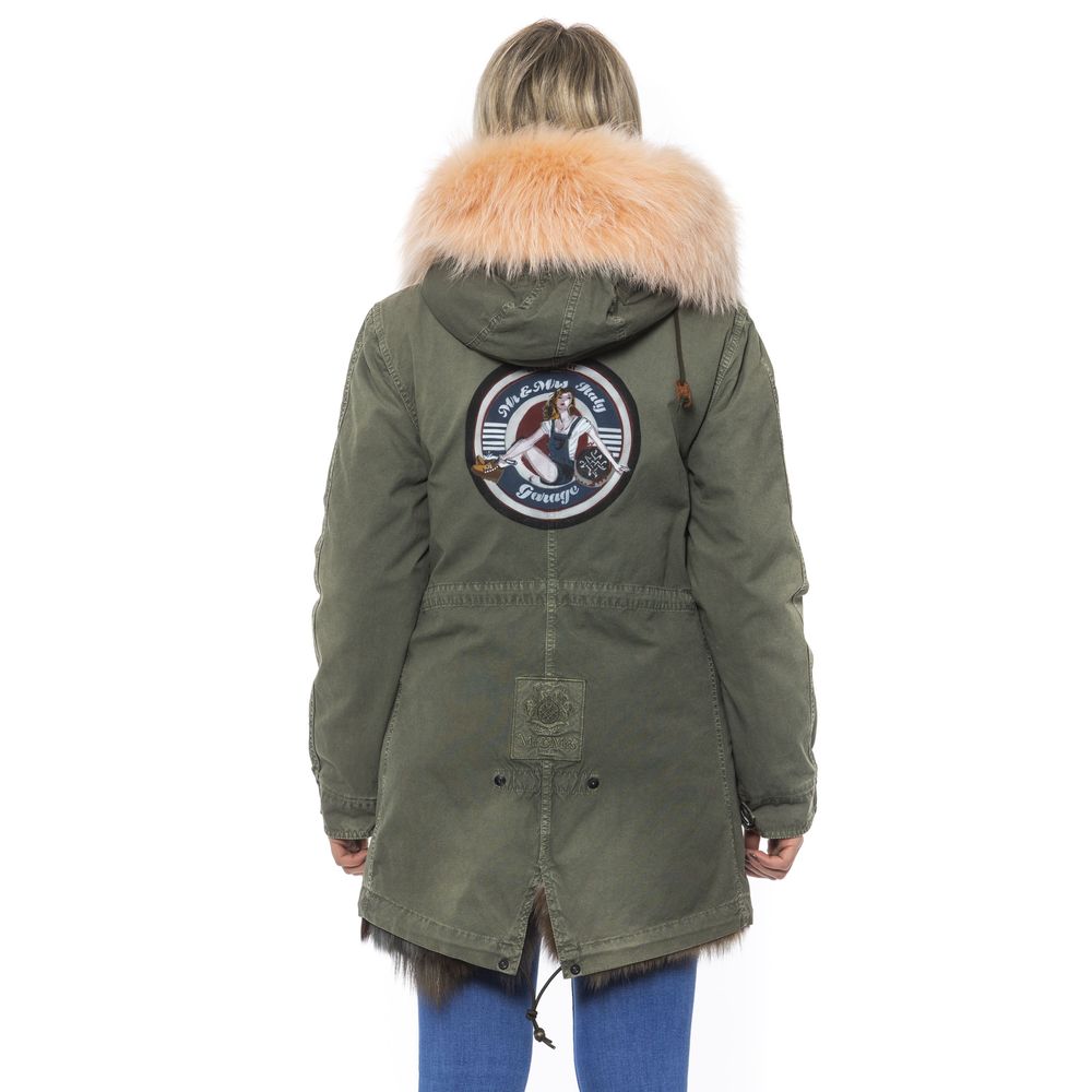 Mr&Mrs Italy Grüne Baumwolljacke für Damen