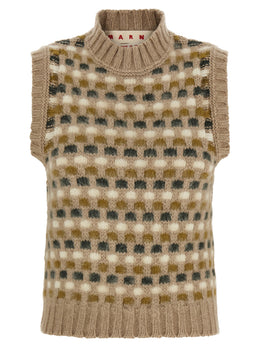 Marni Beige Woll-Weste