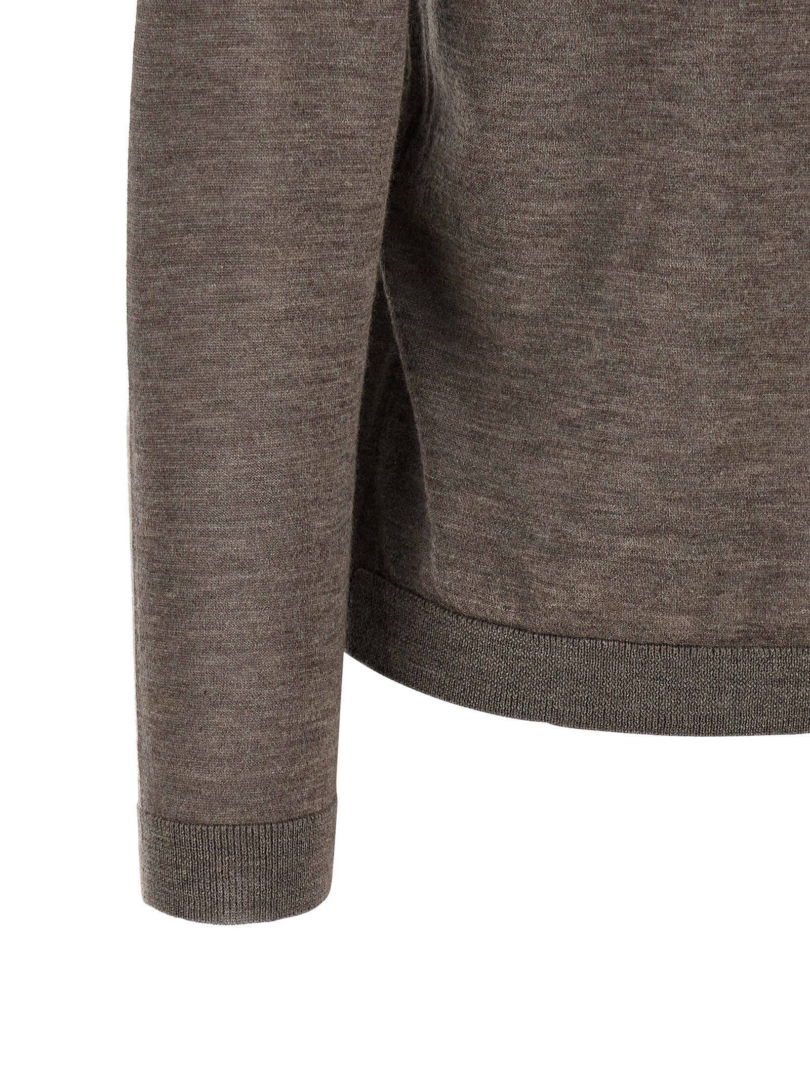 CO Brauner Kaschmir-Strickjacke
