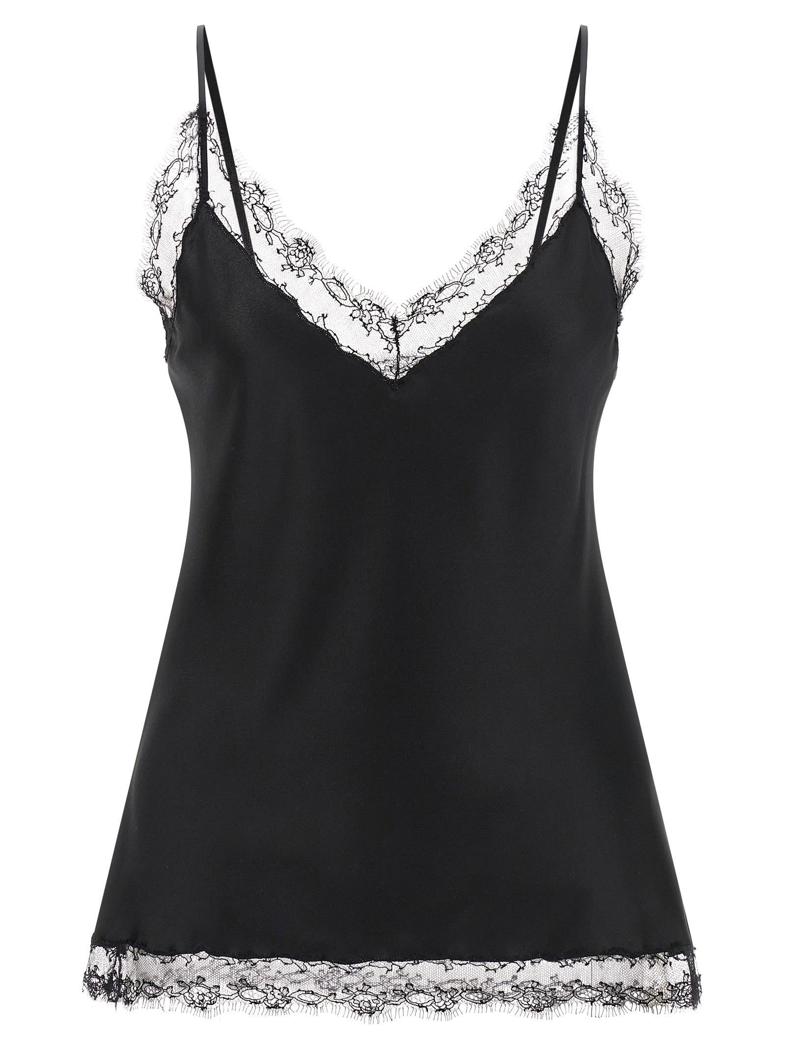 Ermanno Scervino Schwarzes Seiden-Dessous