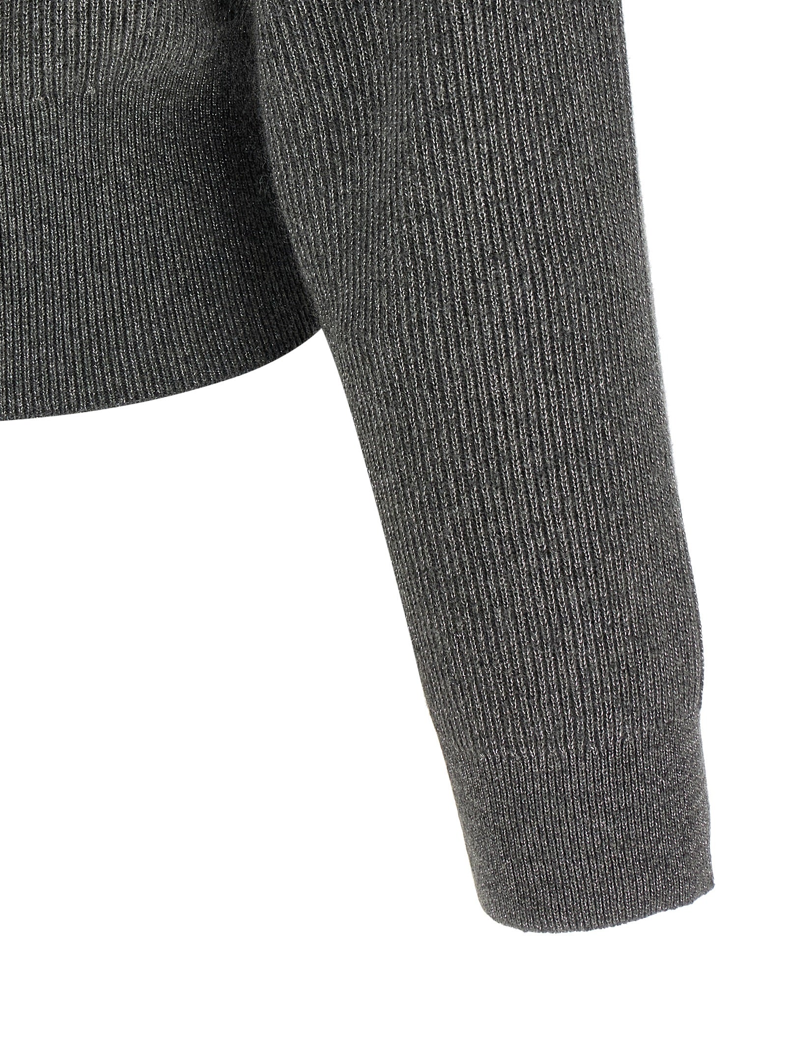 Brunello Cucinelli Grauer Kaschmir-Strickjacke