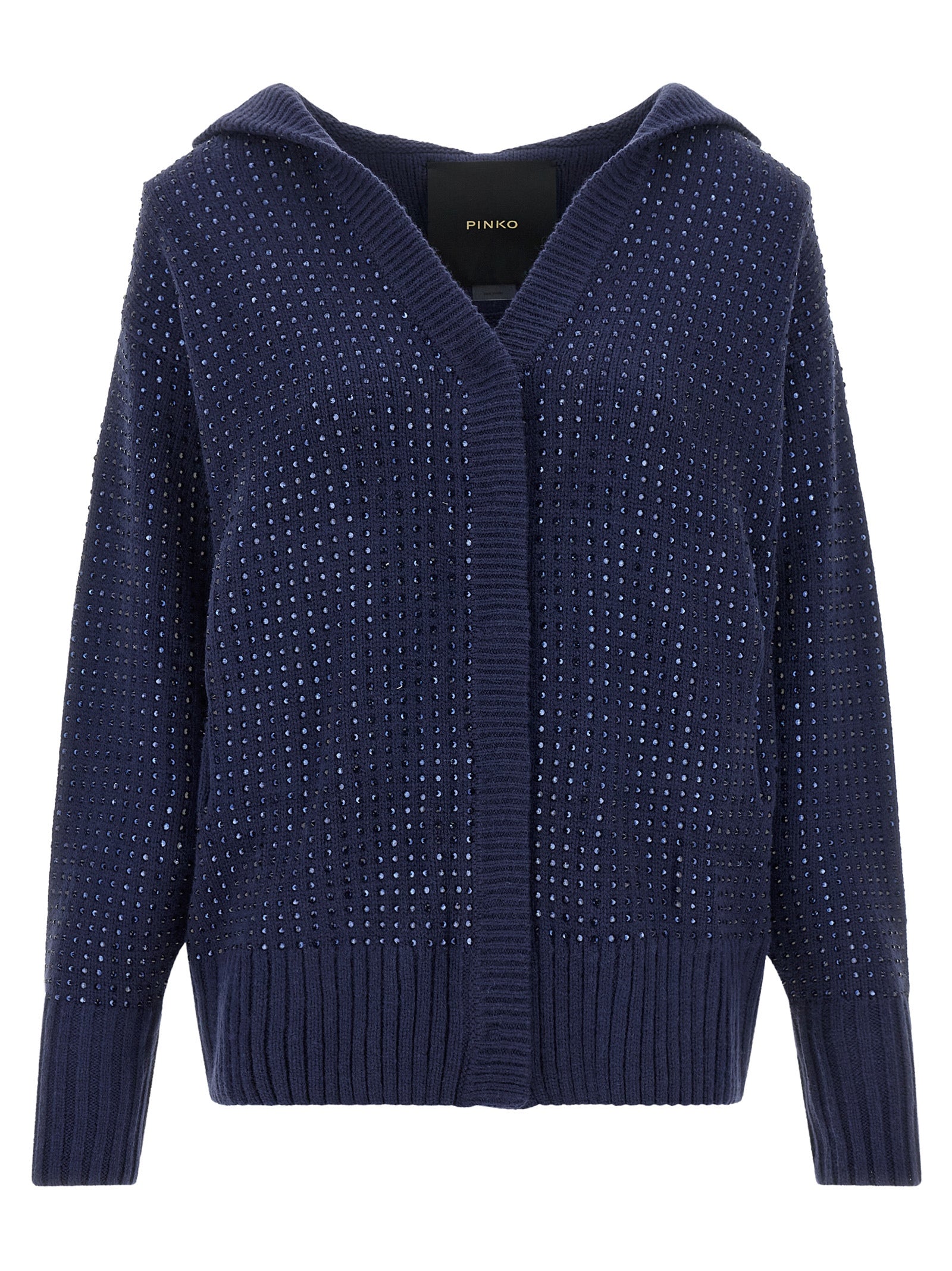 PINKO Blauer Wollcardigan
