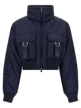 PINKO Blauer Bomber aus Polyamid