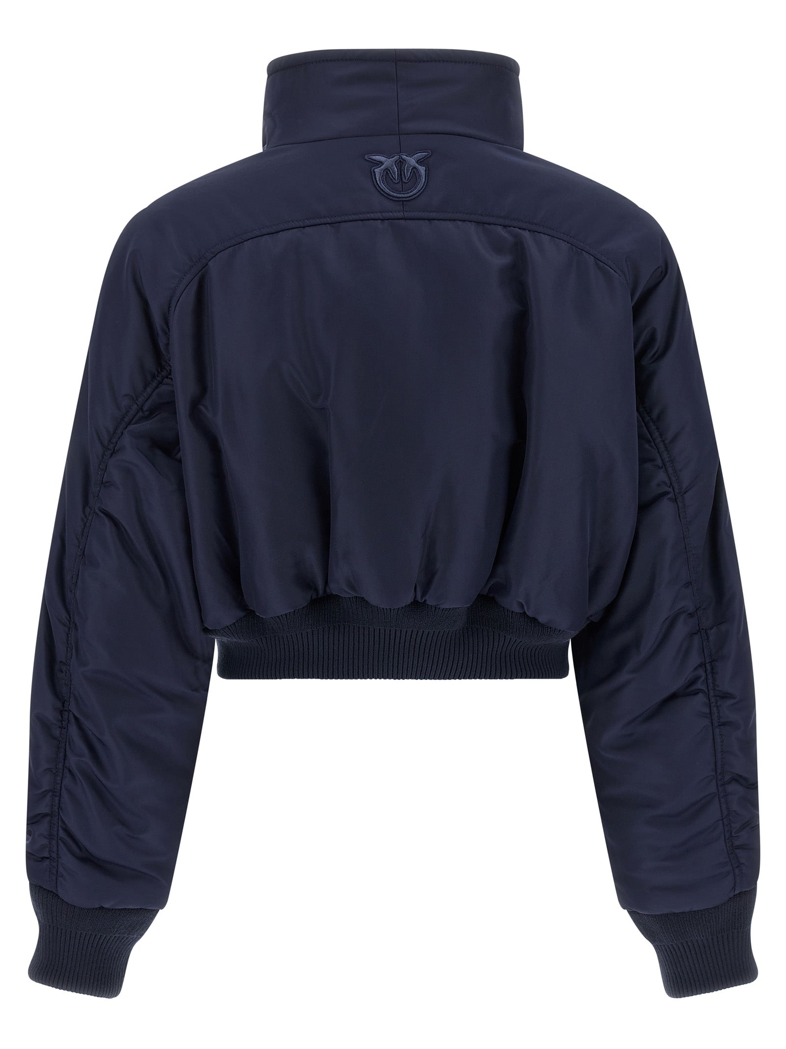 PINKO Blauer Bomber aus Polyamid