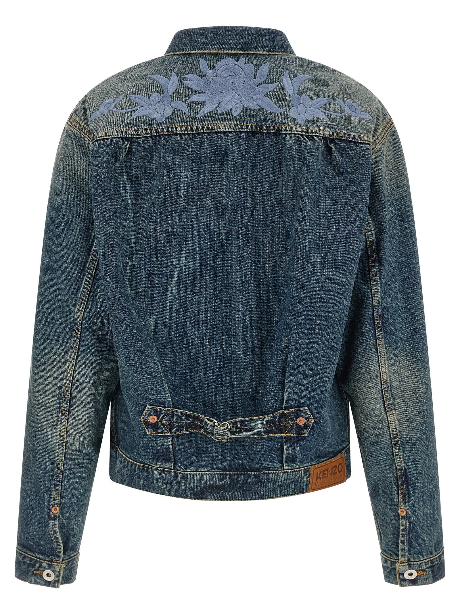 Kenzo Blaue Jeansjacke aus Baumwolle