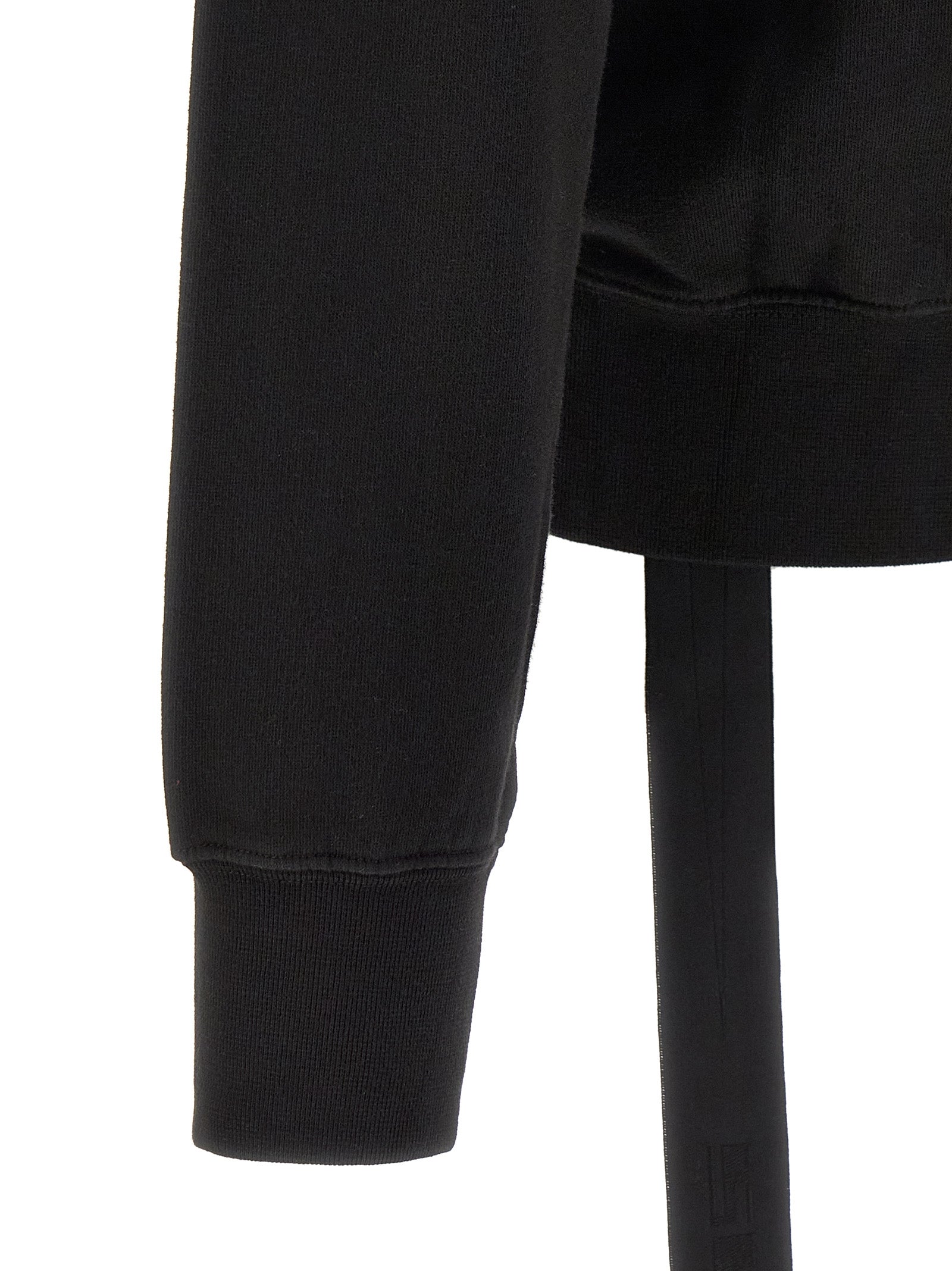 DRKSHDW Schwarzer Baumwoll-Sweatshirt