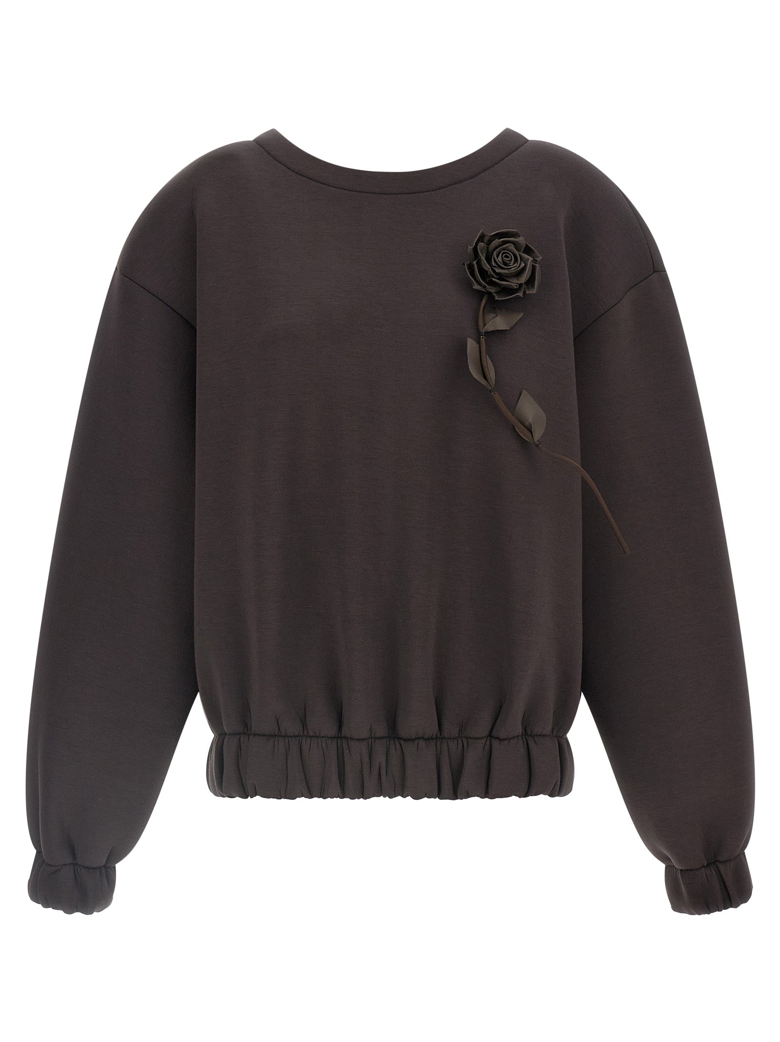 Giuseppe Di Morabito Braunes Sweatshirt aus Viskose