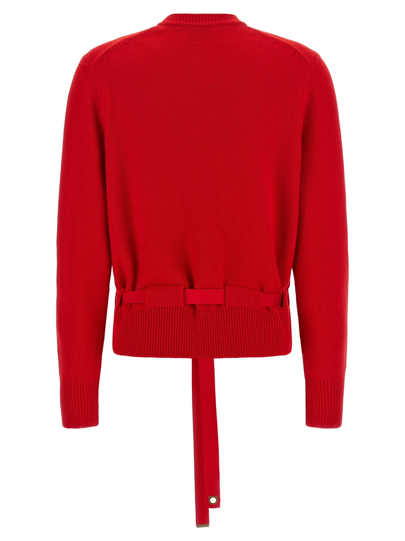 Ferragamo Roter Kaschmir-Cardigan