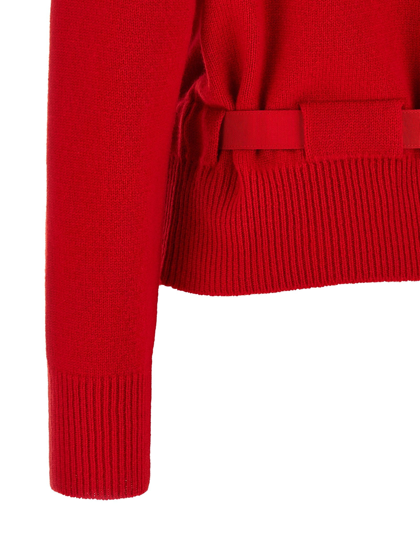 Ferragamo Roter Kaschmir-Cardigan
