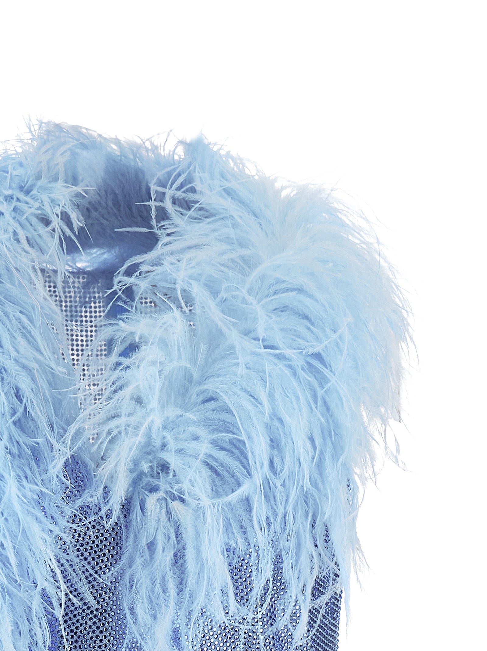 Giuseppe Di Morabito Blaues Polyamid-Cocktailkleid