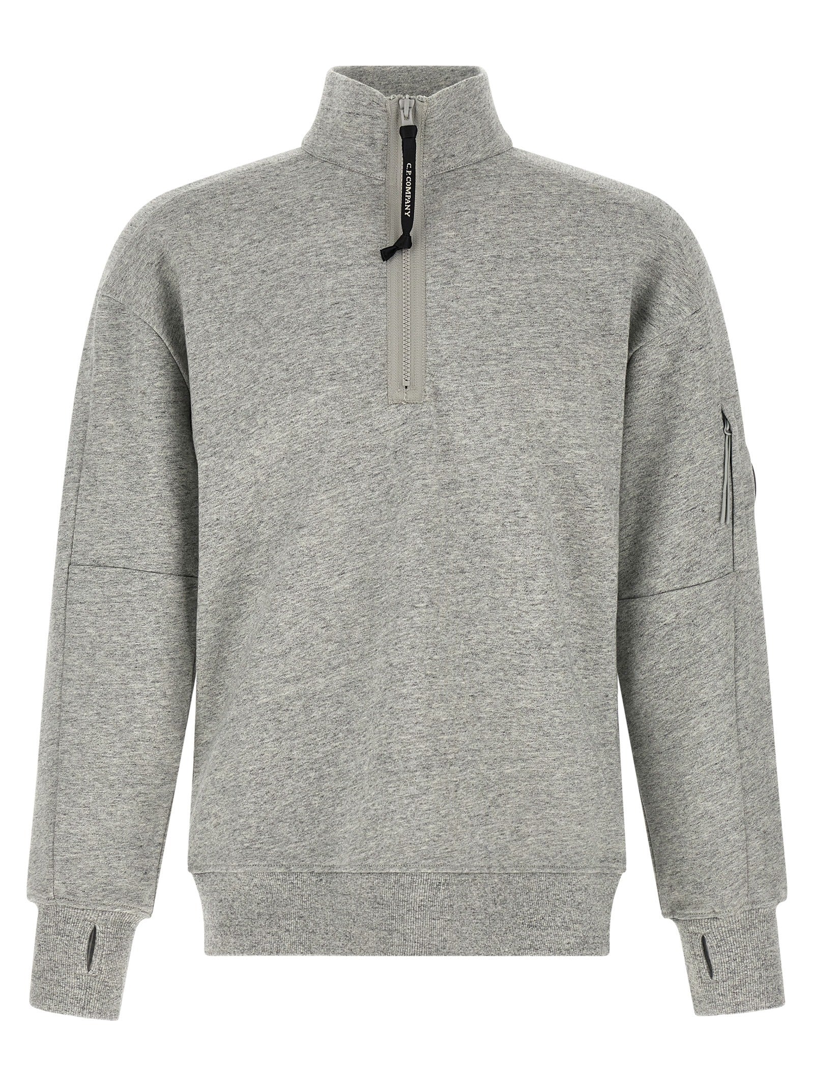 C.P. Company Grauer Baumwollpullover