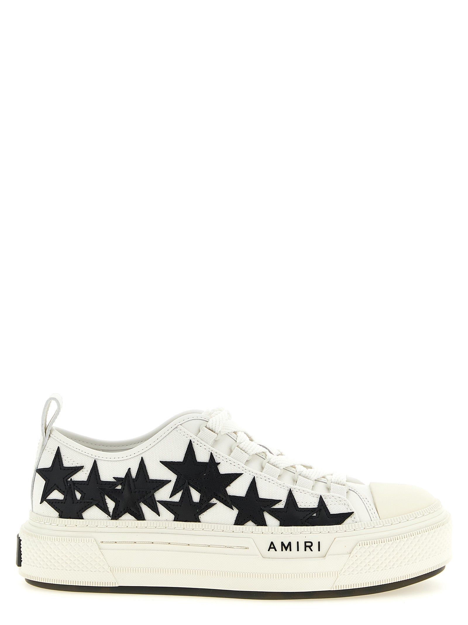 Amiri Weiße Low-Top-Sneaker aus Baumwolle