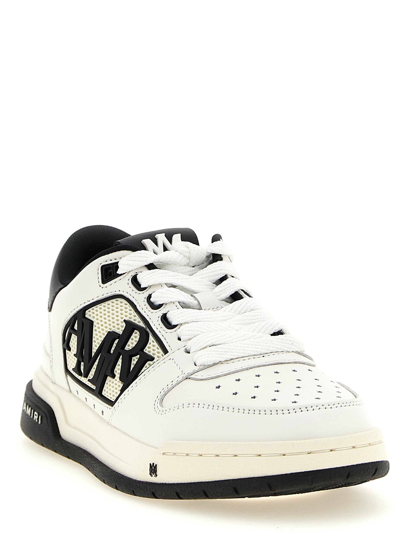 Amiri Zweifarbige Kalbsleder-Sneaker im Athletic-Stil