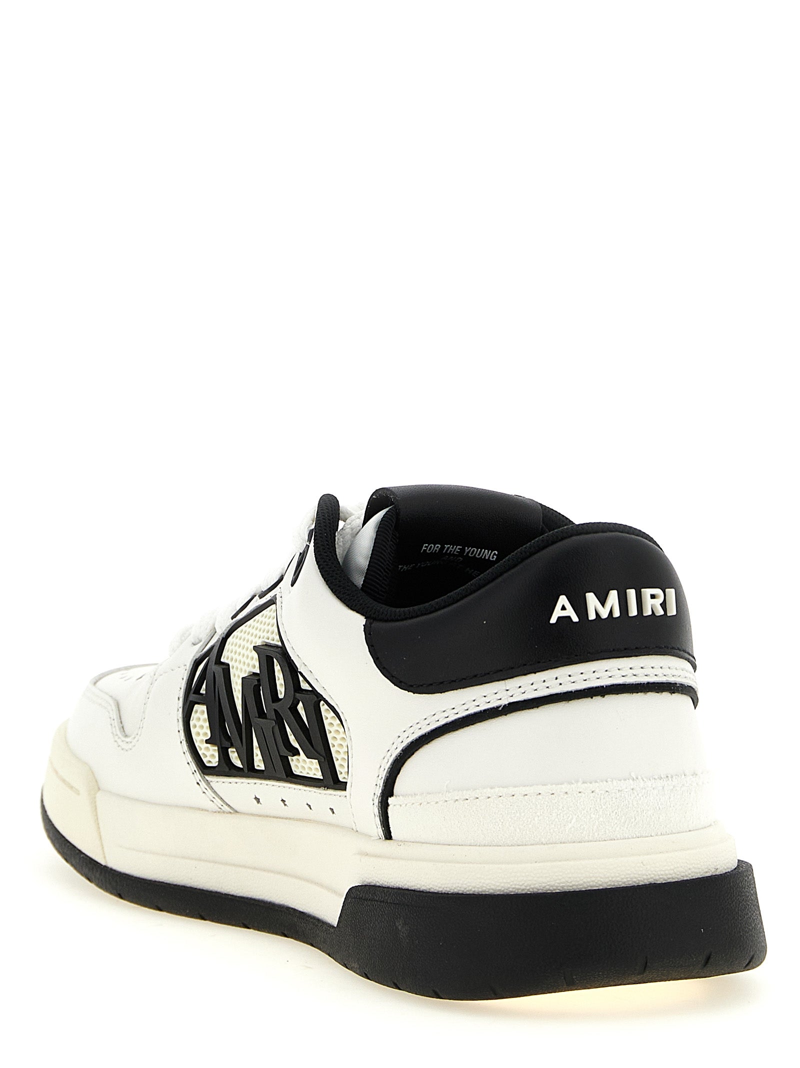Amiri Zweifarbige Kalbsleder-Sneaker im Athletic-Stil