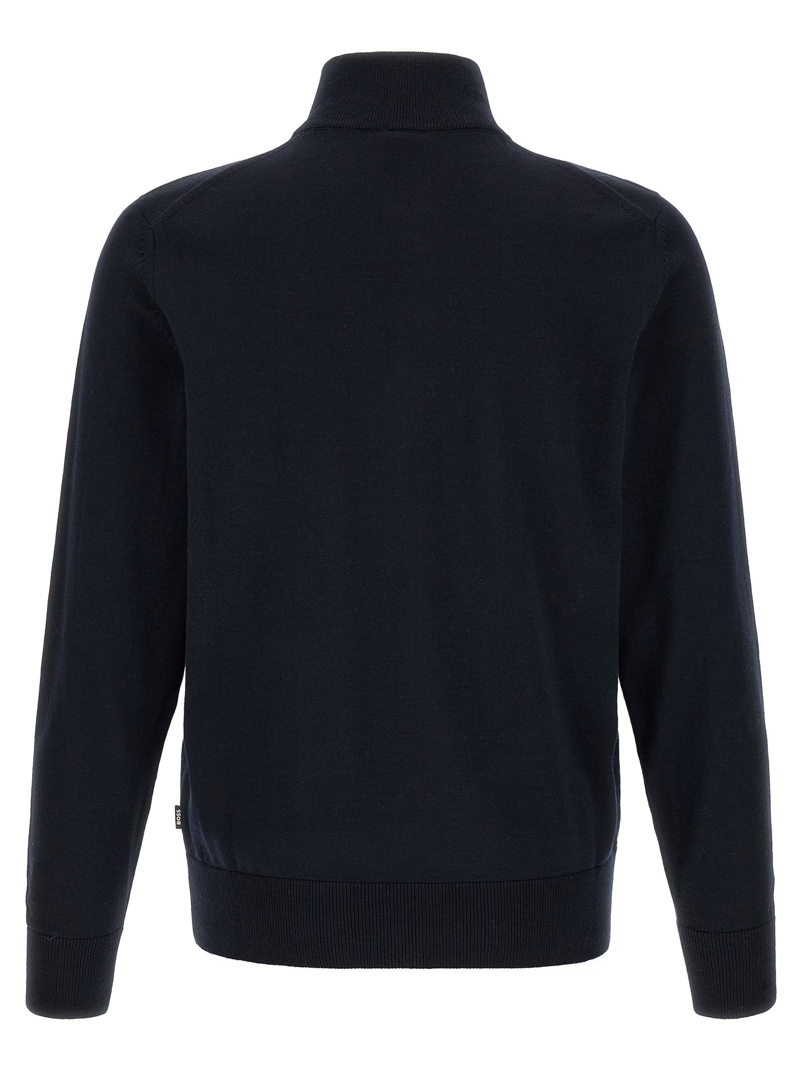 Hugo Boss Blauer Cardigan aus Schurwolle
