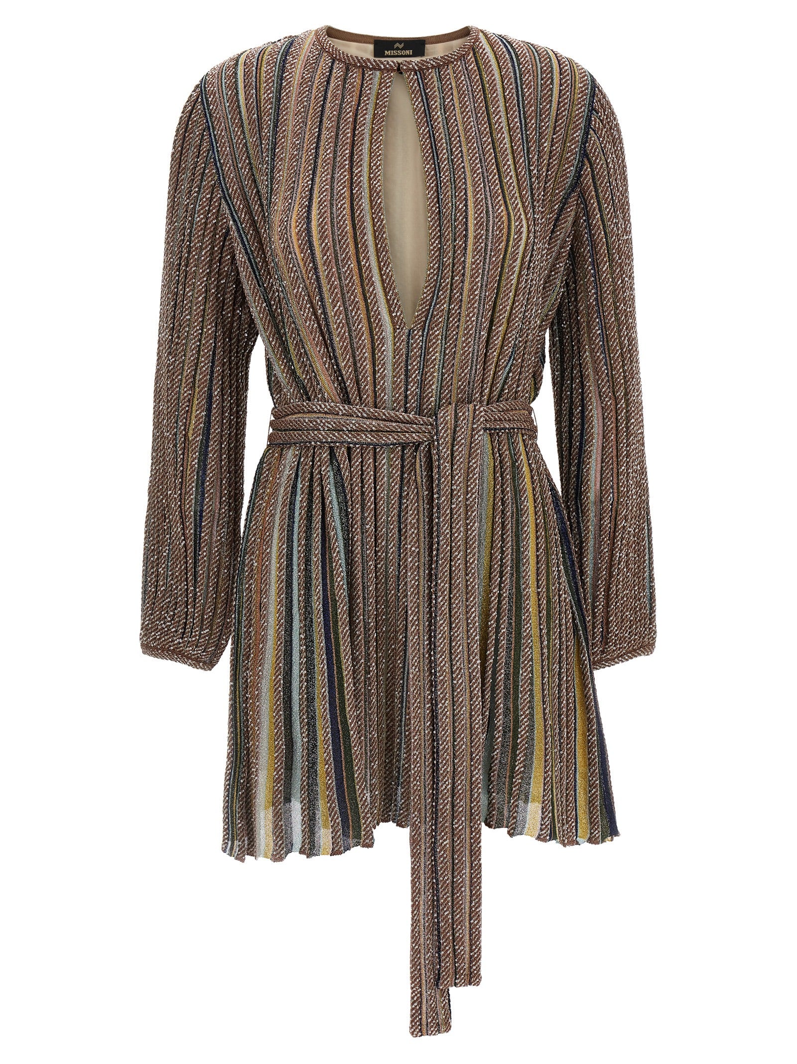 Missoni Kurzes Kleid aus Viskose in Multicolor