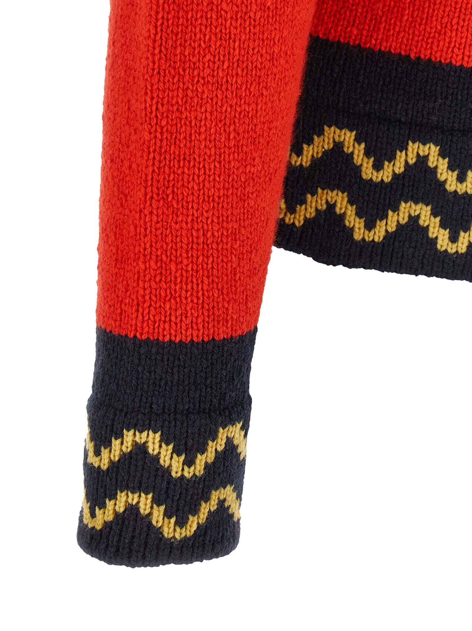Marni Roter Wollcardigan