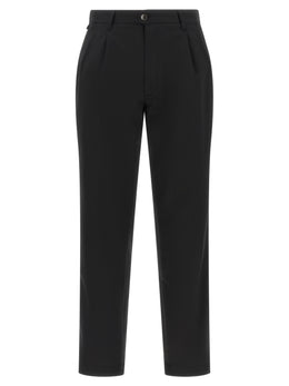 Incotex Schwarze Palazzo-Hose aus Polyester