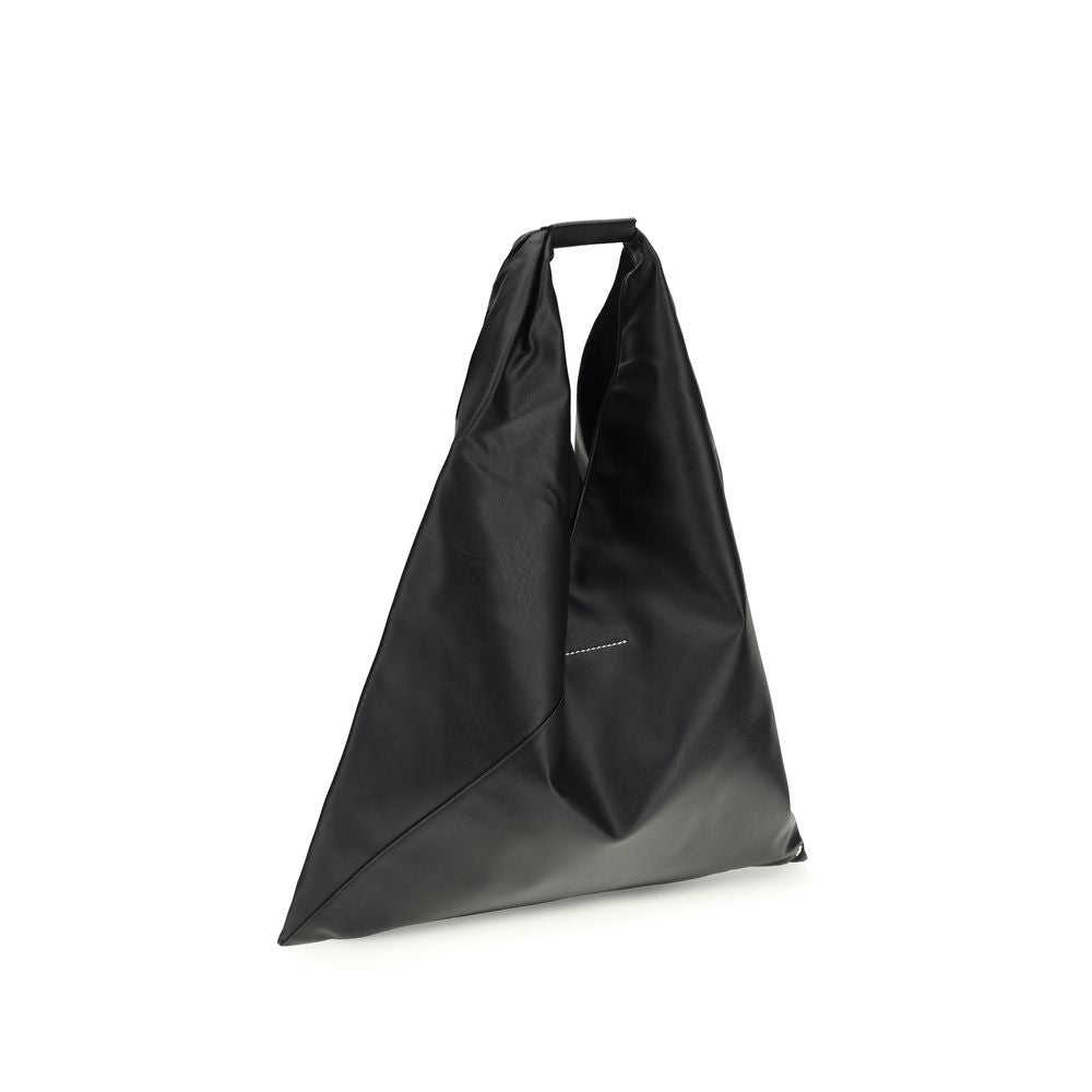 MM6 Schwarze Handtasche aus Polyethylen