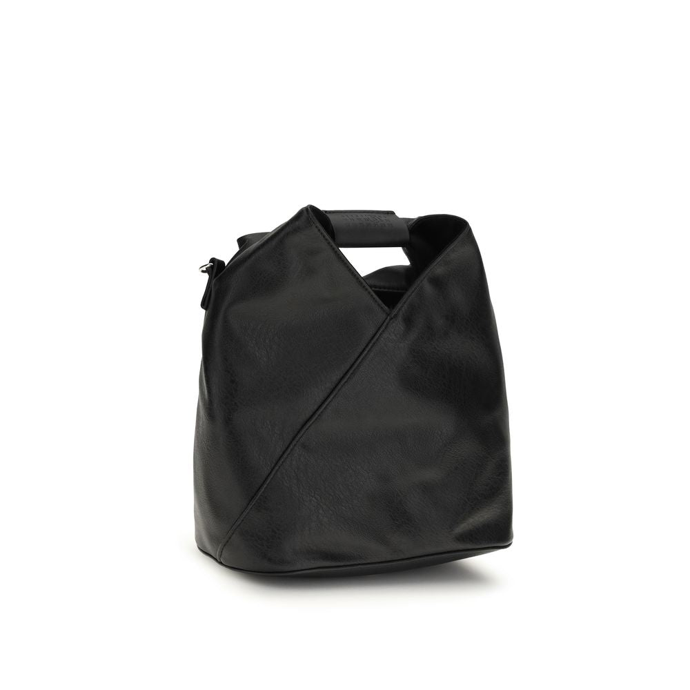 MM6 Schwarze Schultertasche aus Polyethylen
