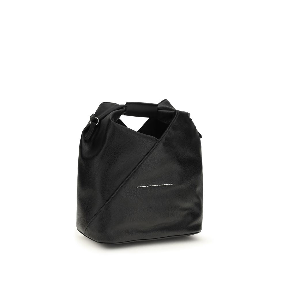 MM6 Schwarze Schultertasche aus Polyethylen