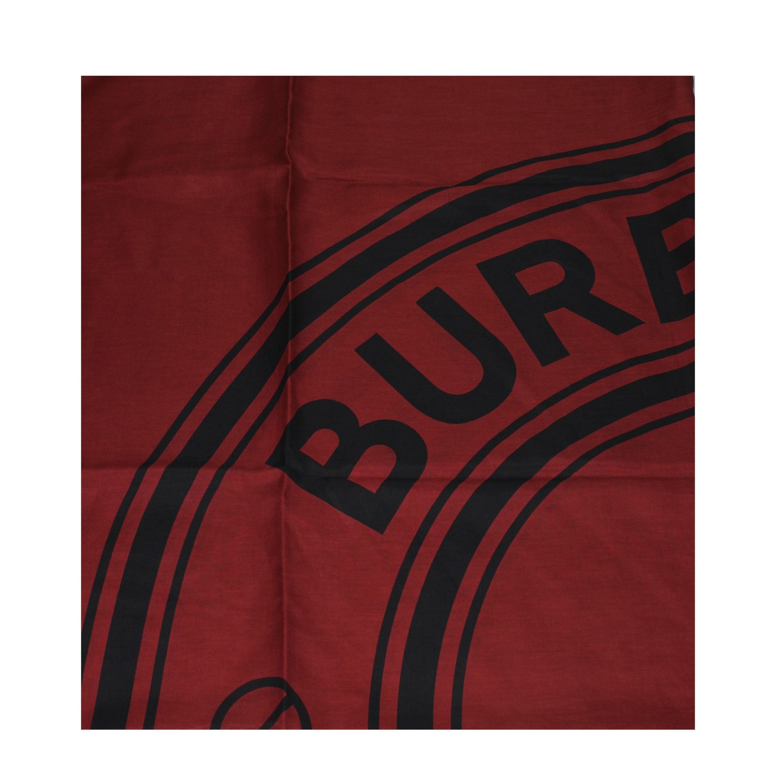 Burberry Rotes Baumwoll-Foulard