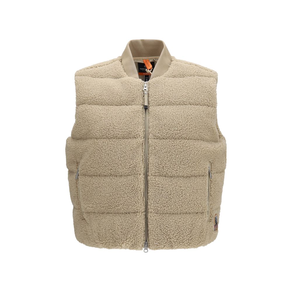 Parajumpers Beige Polyester Ärmellose Jacke