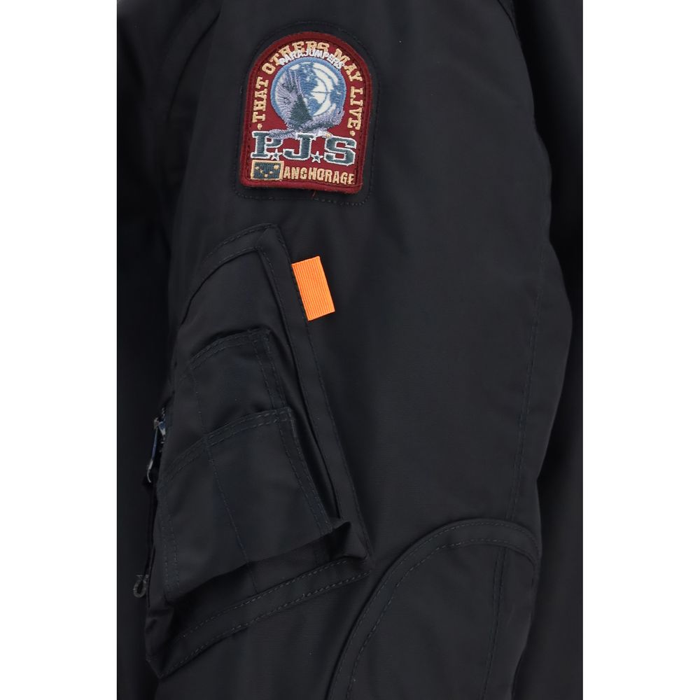 Parajumpers Schwarzer Bomber aus Polyamid