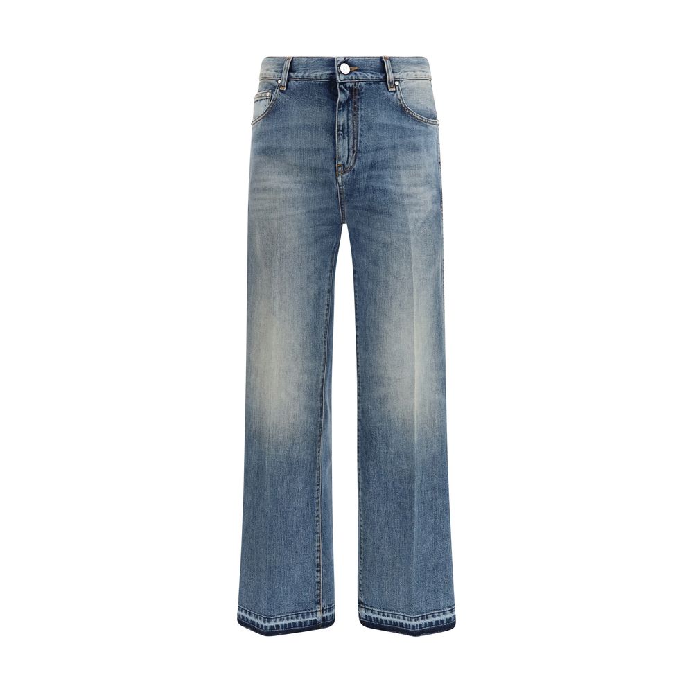 Amiri Blaue Jeans aus Baumwolle im geraden Schnitt