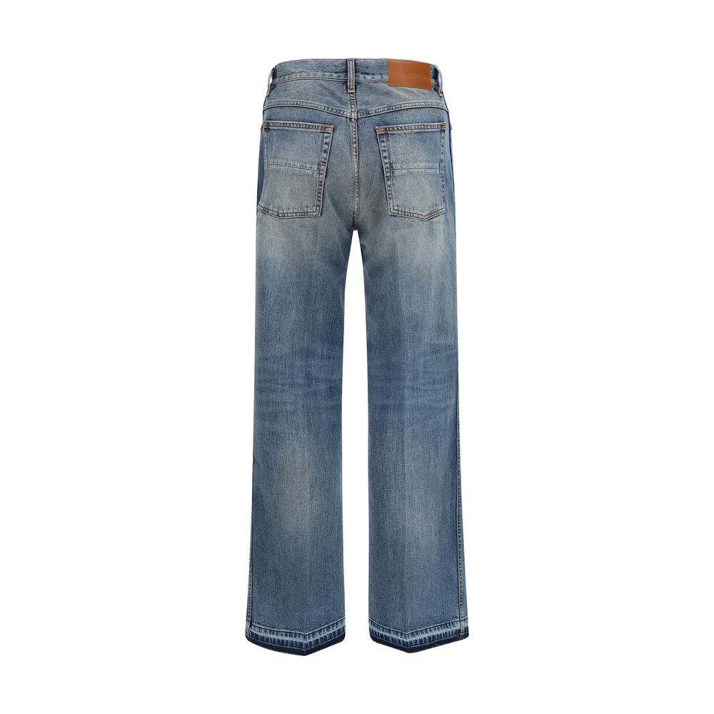 Amiri Blaue Jeans aus Baumwolle im geraden Schnitt