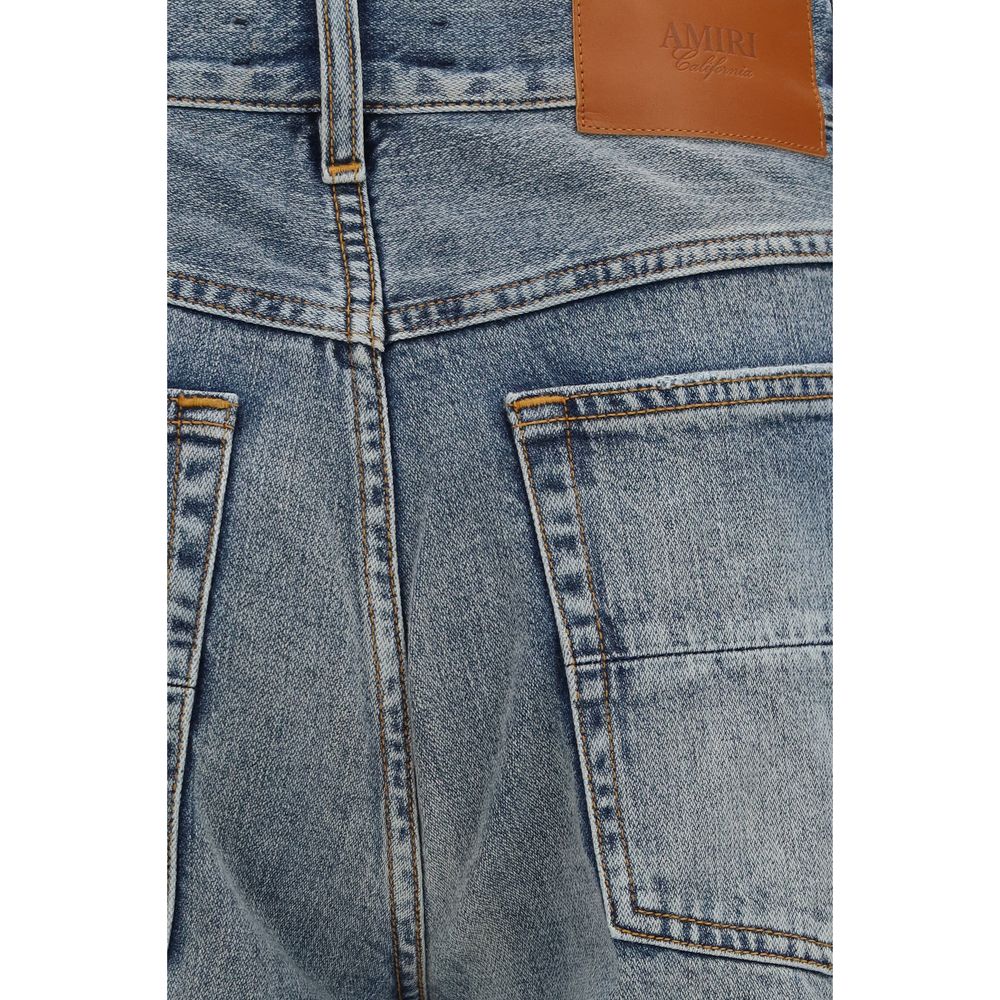 Amiri Blaue Jeans aus Baumwolle im geraden Schnitt
