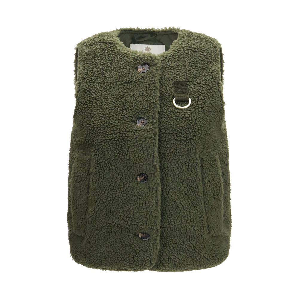 Barbour Ärmellose Zweifarbige Jacke aus recyceltem Polyester