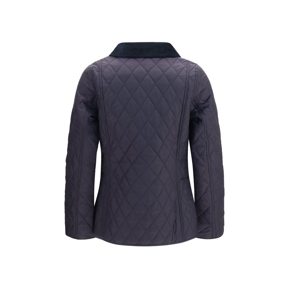 Barbour Blaue Polyamid-Jacke in voller Länge