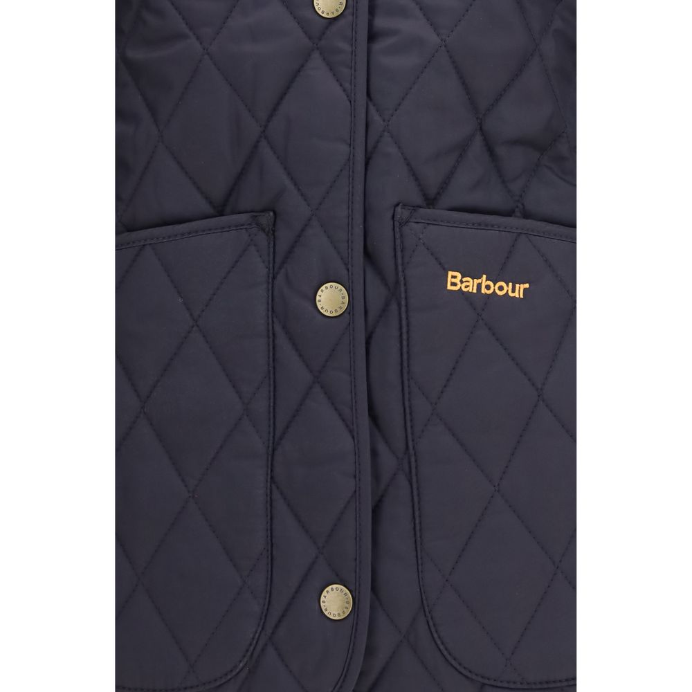Barbour Blaue Polyamid-Jacke in voller Länge